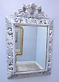old french decorative carved mirror